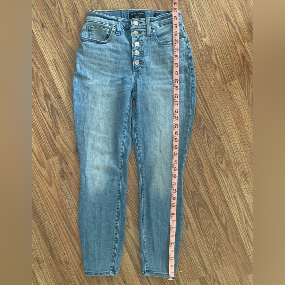 Lucky Brand sz. 4/ 27 Cropped Ankle Skinny Curvy Stretch Denim